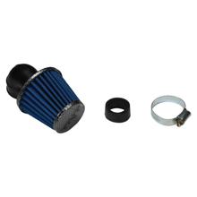 Luftfilter TNT Stahlgewebe Carbon - Look, gewinkelt 90 Grad, Anschluss 28 / 35mm