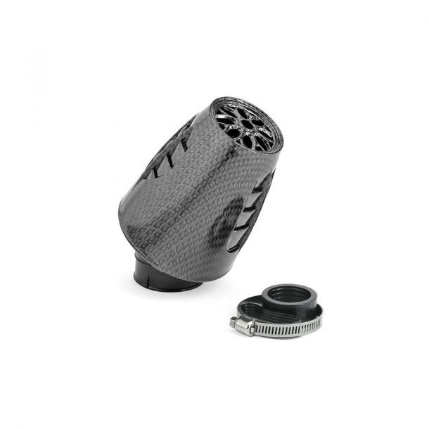 Luftfilter TNT Obus Carbon Optik, Anschluss 28 / 35mm