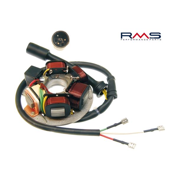 Alternateur avec plaque de base pour Piaggio APE 50 RMS