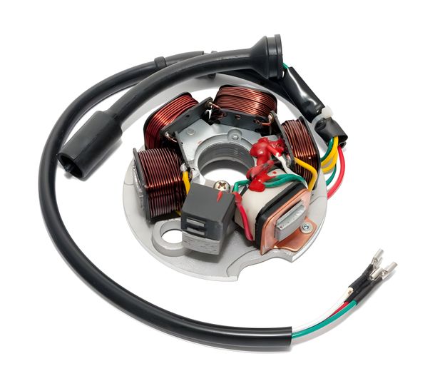 Dynamo voor Piaggio, Vespa FL - N - PK XL - Rush - Ape 50 RMS met Elestart