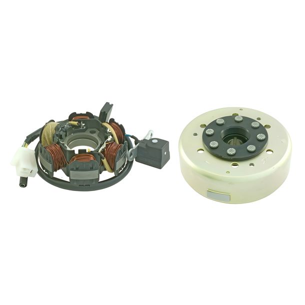Alternateur et volant moteur complet pour horizontal Peugeot 50cc 2T RMS