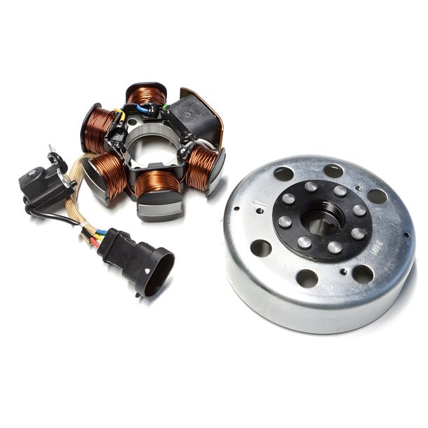 Lichtmaschine / Zündung RMS inkl. Polrad für OEM Piaggio: 58136R ab Bj. 2002