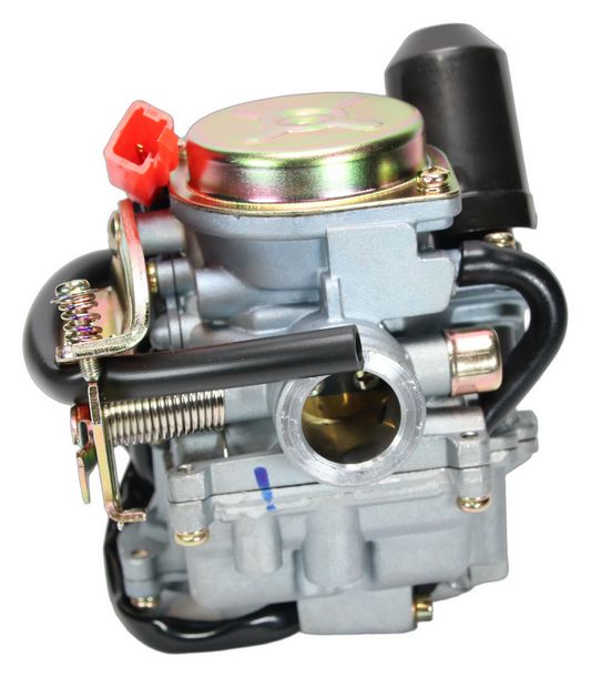 Vergaser MXT Standard 19mm E-Choke für 50-80ccm GY6 4-Takt Baumarkt Chinaroller – Bild 2