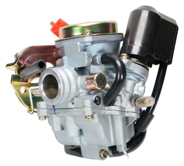 Vergaser MXT Standard 19mm E-Choke für 50-80ccm GY6 4-Takt Baumarkt Chinaroller – Bild 3