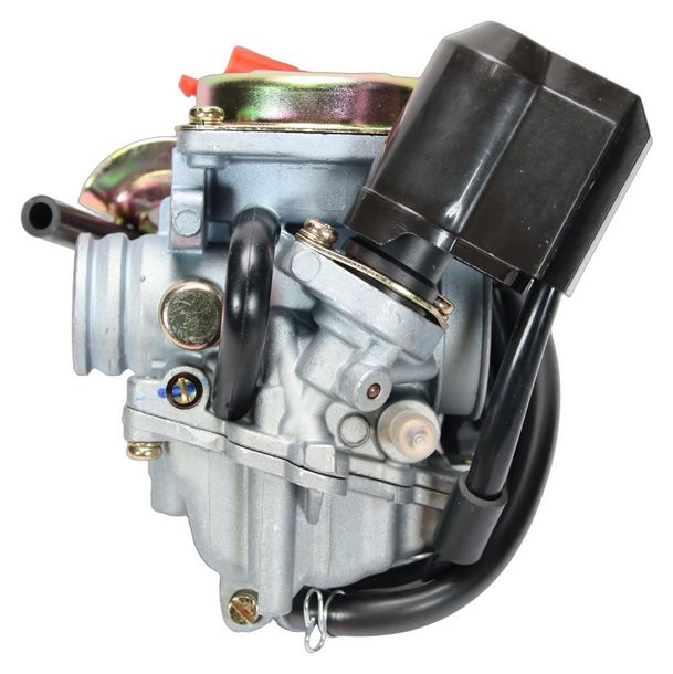 Vergaser MXT Standard 19mm E-Choke für 50-80ccm GY6 4-Takt Baumarkt Chinaroller – Bild 4