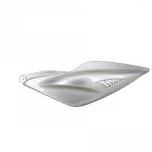 rivestimento laterale posteriore sinistro per Yamaha Aerox, Nitro, grigio metallizzato