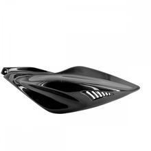 rivestimento laterale posteriore sinistro per Yamaha Aerox, Nitro, nero metallizzato