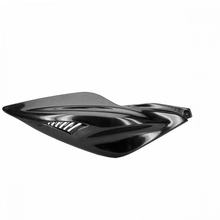 Carenagem Lateral Traseira Direita para Yamaha Aerox, MBK Nitro, preta sem pintar