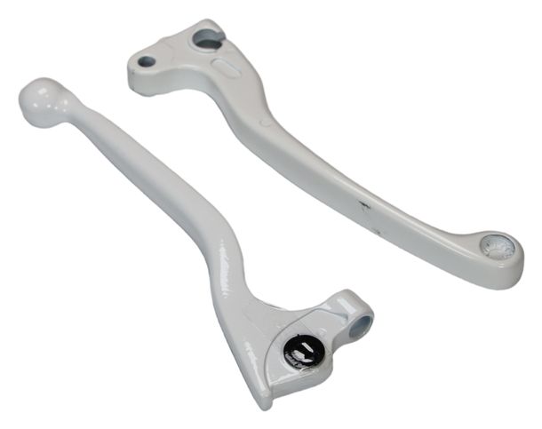 Leve freno TNT, bianco, Peugeot Speedfight (per AJP pinza)