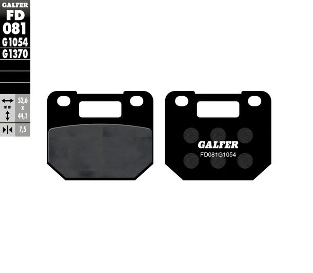 Pastillas de freno Galfer FD081G1054 Semimetálico