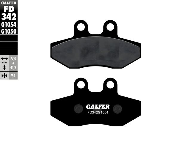 Remblokken Galfer FD342G1054 Halfmetaal