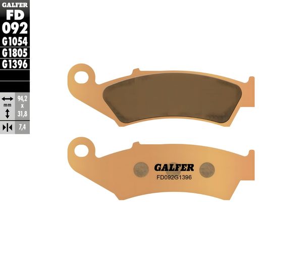 Remblokken Galfer FD092G1396 Gesinterd metaal OFFROAD