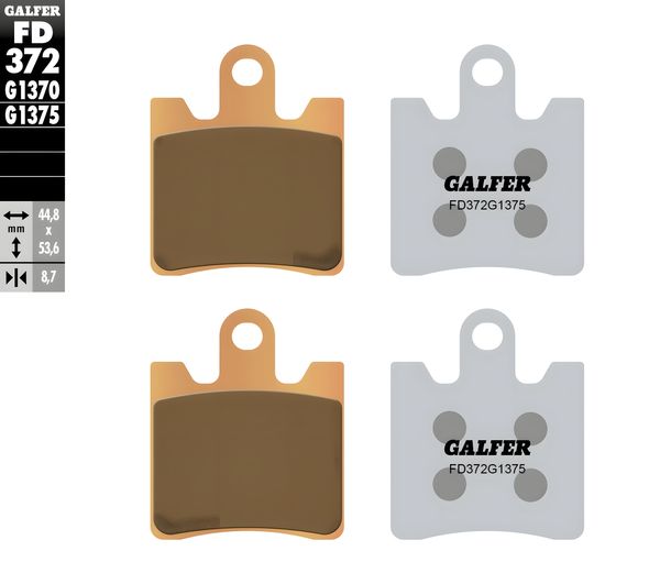 Bremsbeläge Galfer FD372G1375 Sinter-Metall SPORT