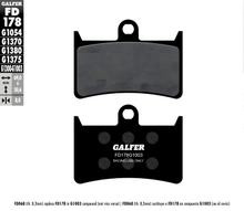 Remblokken Galfer FD178G1003 Gesinterd metaal Racing