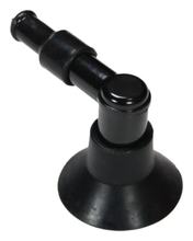 Zündkerzenstecker TNT 90 Grad schwarz mit Gummidichtung universal