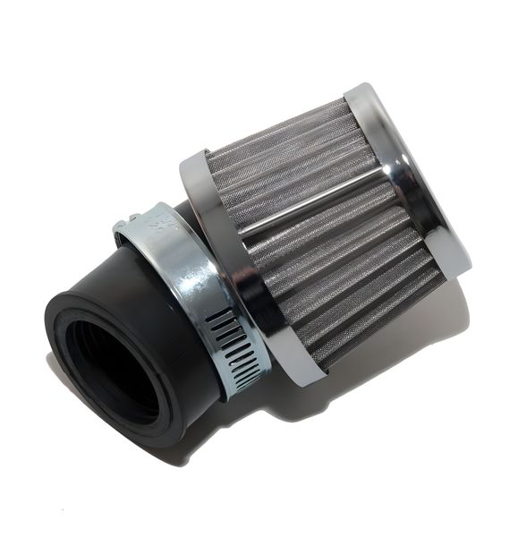 Filtro de aire MXT SPORT 45° en ángulo, malla de acero de 30mm para carburadores de 17,5mm