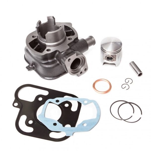 Kit cylindre MXT Standard 50ccm LC complet avec culasse, piston et joint pour Peugeot couché LC / Jet-Force, Ludix