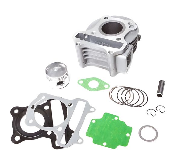 Kit cilindro MXT Standard 50ccm AC con SLS completo di testata, pistone, kit guarnizioni per GY6 4-Takt / scooter da ferramenta / scooter cinesi