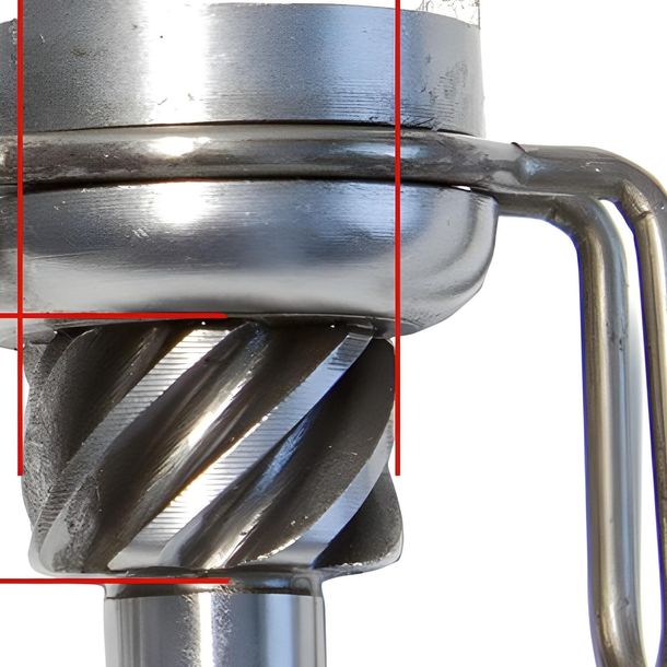 Kickstarterritzel Inkl. Feder für 15,5mm Typ 2 für Peugeot Looxor 50 Gipsy – Bild 4
