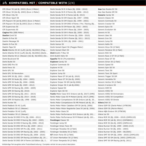 Vergaser Sport Typ PHBN 17,5mm komplett mit manuellem Choke für Minarelli – Bild 6