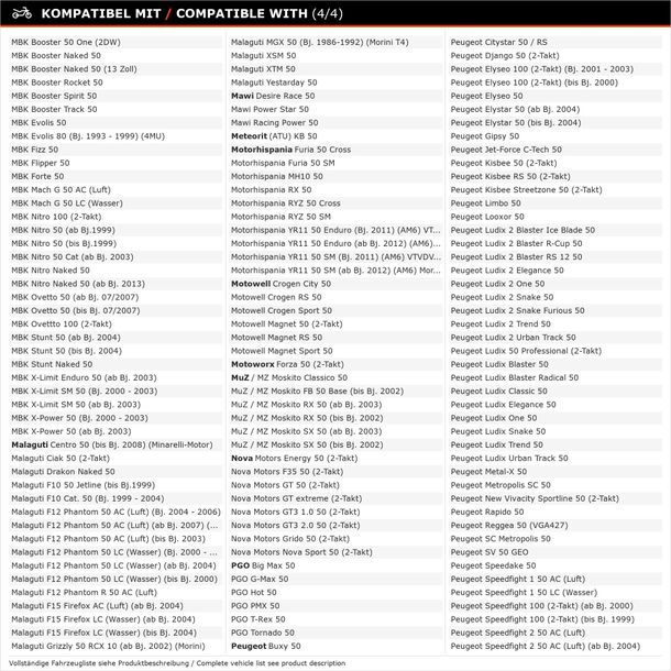 Vergaser Sport Typ PHBN 17,5mm komplett mit manuellem Choke für Minarelli – Bild 8