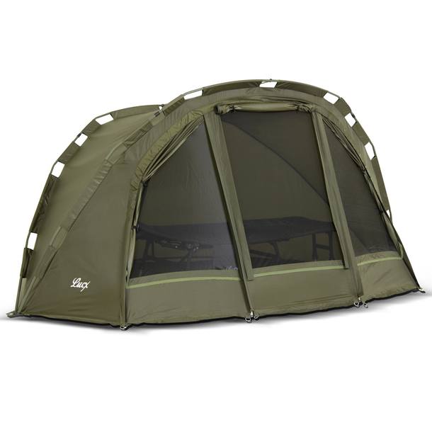 Lucx® Angelzelt Karpfenzelt Bivvy 1 Mann Camping Zelt Carp Fishing Dome 