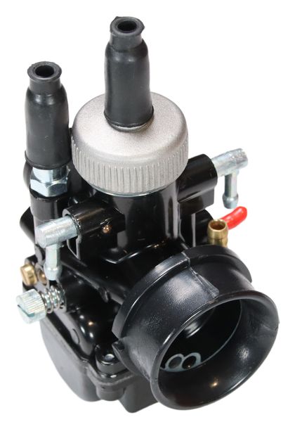 Carburador MXT RACING 19mm, negro para Aprilia SR 50 / Gilera Runner / Peugeot Speedfight 1 & 2 / Yamaha Aerox, BWS 50ccm