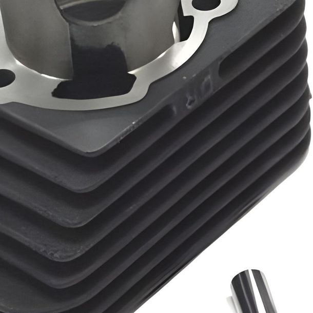 Zylinder Kit DR Evolution 50 ccm Grauguss 10mm für Piaggio Bravo Ciao – Bild 2