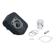 Zylinder DR Grauguss Minachrom 50ccm 38,4mm, 10mm Kolbenbolzen für Piaggio Ciao, Boss, Bravo, Boxer, Grillo, Si / Mofa
