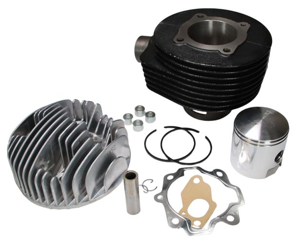 Cilindro / kit DR 135 cc para Vespa P80X PX 80 / E Lusso & PX 100, para cámara de 48 mm, Diámetro de 60 mm (incluye cúpu
