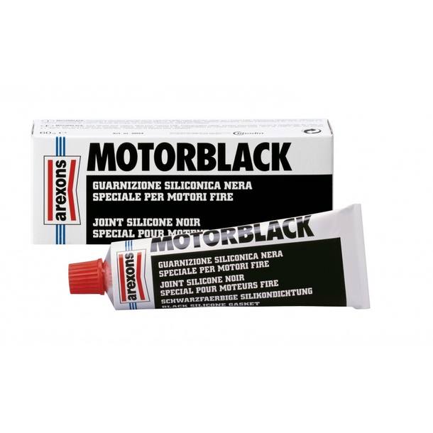 Dichtmasse Silikon schwarz Arexons Motorblack 85ml für Motobi Wangye – Bild 1