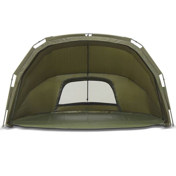 Lucx® Bivvy + Winterskin 2 - 3 Mann Karpfenzelt + Überwurf Carp Dome Tent Tiger – Bild 12