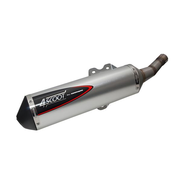 Touring Auspuff Tecnigas 4SCOOT mit Zulassung für Suzuki Burgman 125 - 150