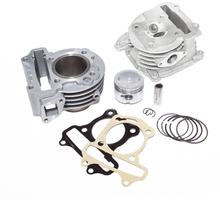 Zylinderkit MXT SPORT 60ccm AC ohne SLS komplett mit Zylinderkopf Kolben Dichtsatz für GY6 4-Takt / Baumarktroller / Chinaroller