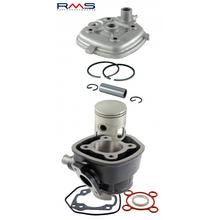 RMS Sport 70cc cilinderset inclusief cilinderkop voor Minarelli lying LC 10mm
