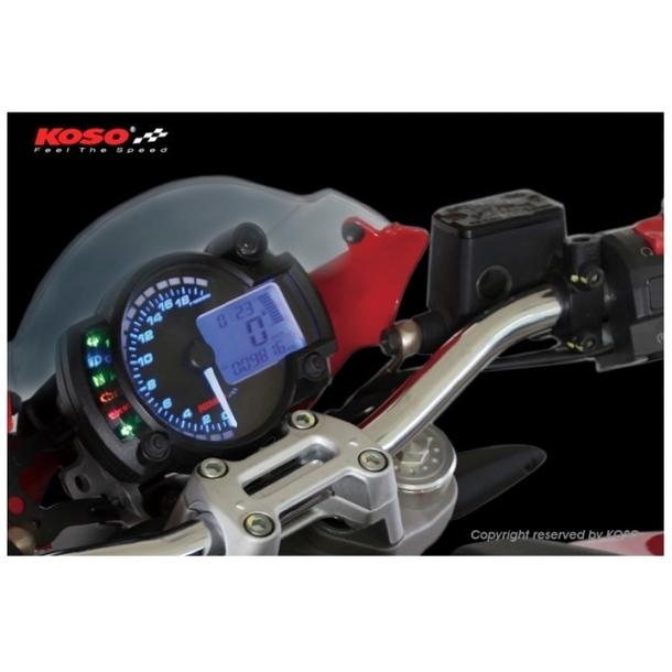 Tacho Koso digital Cockpit RX2N Plus mit Drehzahlmesser für Motofino 50 riv – Bild 3