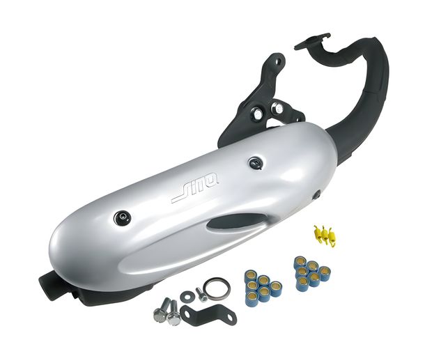 Impianto di scarico completo LeoVince SITO omologato, in acciaio per Yamaha Aerox 50 Kat LC Anno di fabbricazione 2004 - 2012