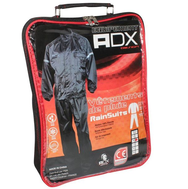 Combinaison de pluie en deux parties RDX - Taille M