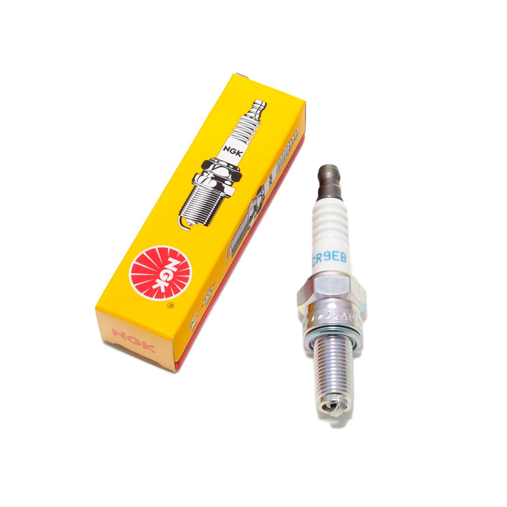 Zündkerze NGK CR9EB entstört 19mm Langgewinde Ø 10mm feste SAE, 6955