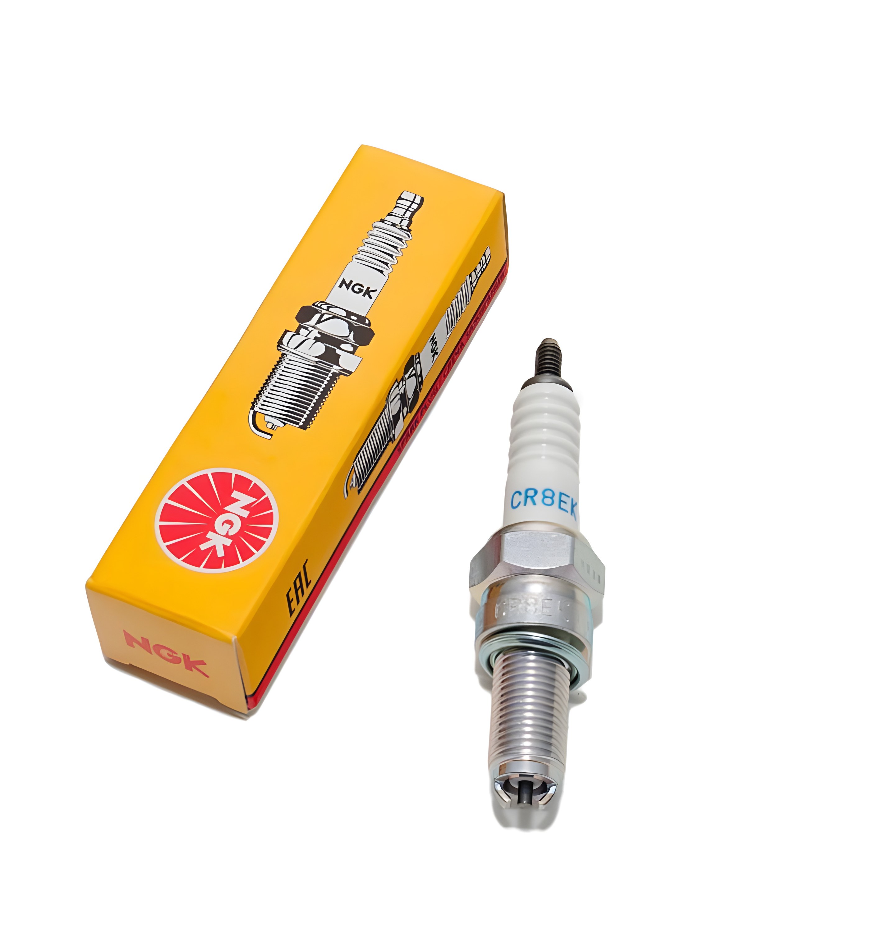 Zündkerze NGK CR8EK entstört 19mm Langgewinde Ø 10mm, 3478