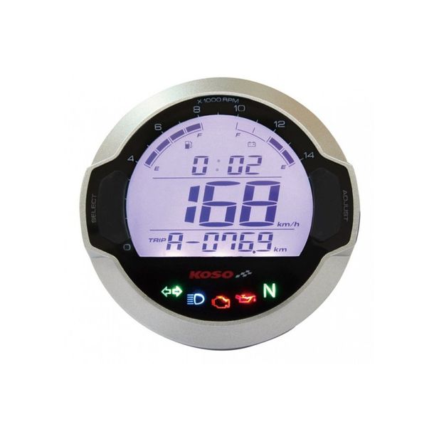 Koso Compteur de vitesse numérique D64 DL-03S (écran LCD), route légale