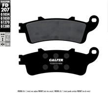 Pastillas de freno juego Galfer FD207G1054 & FD134G1054 Semimetálico delantero & trasero para Honda FES Foresight 250 ccm