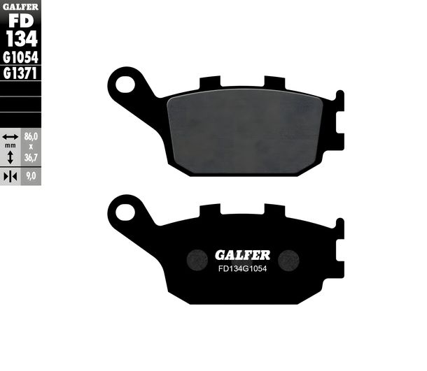Bremsbeläge Set Galfer FD344G1054 & FD134G1054 Semi-Metall vorne & hinten für Honda NC D Integra 700 ccm