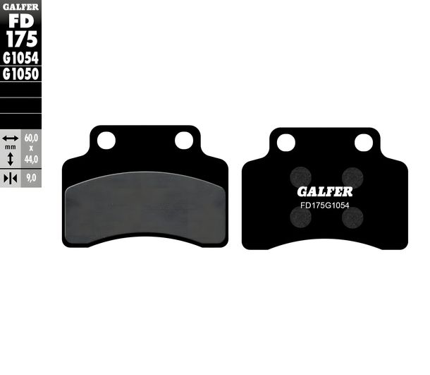 Brake pads Set Galfer FD175G1054 & MF002G2165 front & rear for Kymco Heroism 125 ccm