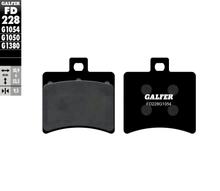 Bremsbeläge Set Galfer FD162G1054 & FD228G1054 Semi-Metall vorne & hinten für Malaguti F12 Phantom Max 250 ccm