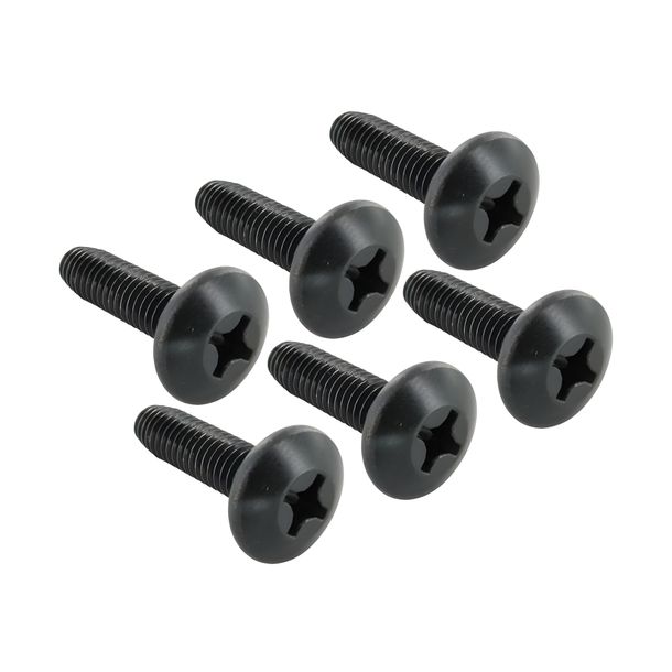 6x Schraube Verkleidung Piaggio - M6 x 22 mm ohne Absatz - Gewinde durchgehend für Piaggio Typhoon, Aprilia SR R LC Street Skipper NRG Power AC Hexagon