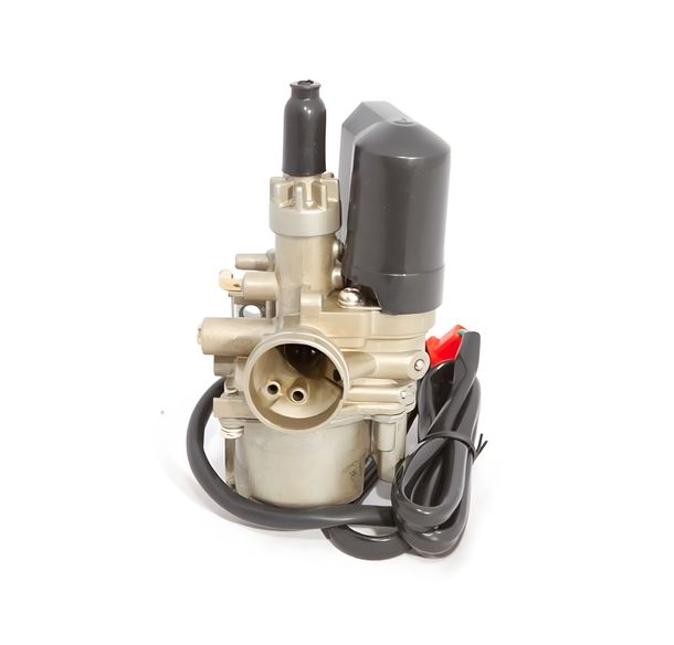 Vergaser Standard 12mm mit E-Choke, Dichtung für Peugeot Speedfight 1 2 AC LC – Bild 3