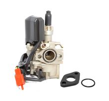 Vergaser-Set MXT Standard 12mm komplett mit E-Choke Adapter Dichtung für Herkules / Peugeot Speedfight 1 & 2 / Sachs