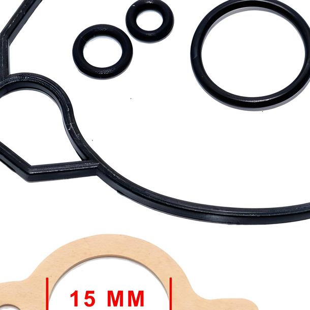 Guarnizione Camera Galleggiante Carburatore Sansone S50 S51 KR51 SR4 &ndash; Spessore 1mm, PBTechnics