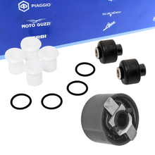 Set - Piaggio Schwingenlager Reparatur-Satz komplett / Silentblock für Gilera Runner FXR, Piaggio Typhoon Skipper FX Hexagon SP X XR LX LXT Italjet Dragster